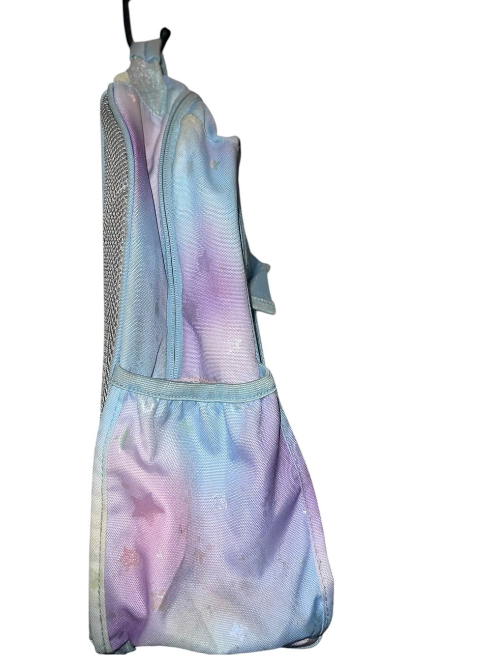 Pottery Barn Kids Pastel Galaxy Backpack Glitter Star Print School Bag - Picture 4 of 7